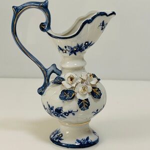 Vintage Fine Lego Porcelain Dainty Pitcher/Creamer